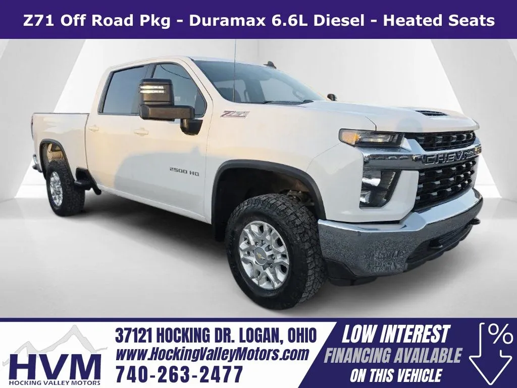 White 2023 Chevrolet Silverado 2500HD LT for sale in Logan, OH
