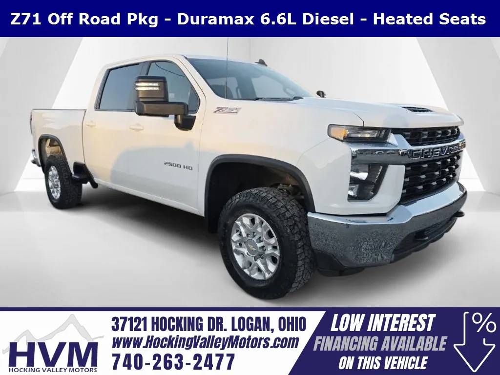 White 2023 Chevrolet Silverado 2500HD LT for sale in Logan, OH