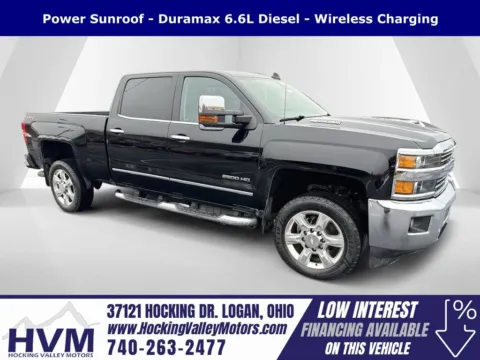 Black 2019 Chevrolet Silverado 2500HD LTZ for sale in Logan, OH