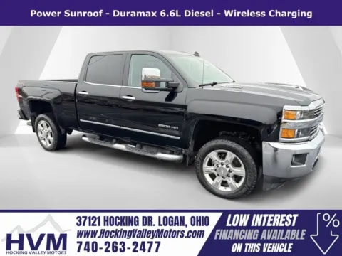 Black 2019 Chevrolet Silverado 2500HD LTZ for sale in Logan, OH