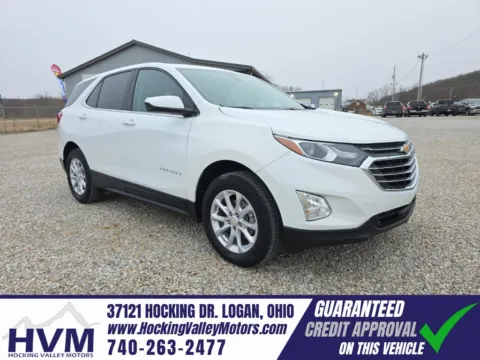 White 2021 Chevrolet Equinox LT for sale in Logan, OH