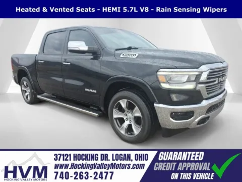Black 2019 Ram 1500 Laramie for sale in Logan, OH
