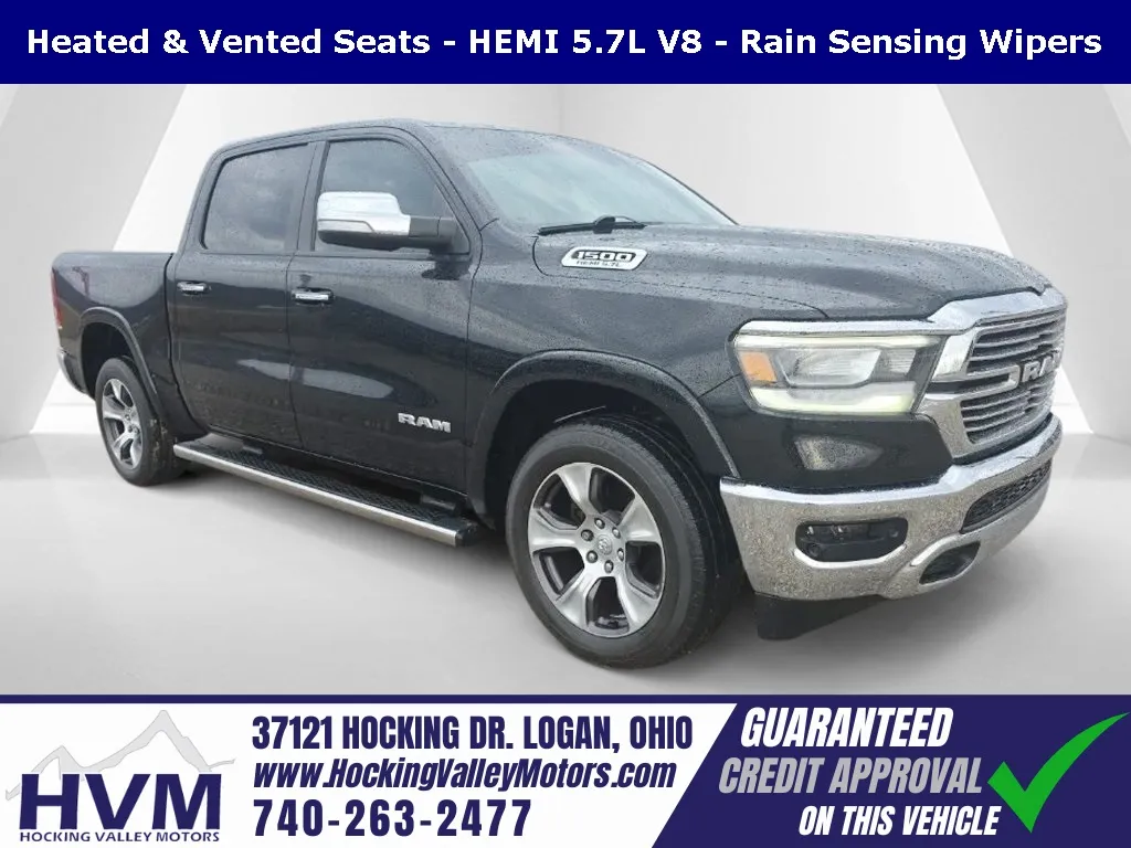 Black 2019 Ram 1500 Laramie for sale in Logan, OH