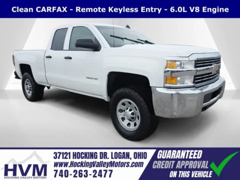 White 2018 Chevrolet Silverado 2500HD Work Truck for sale in Logan, OH