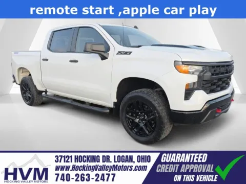 White 2023 Chevrolet Silverado 1500 Custom Trail Boss for sale in Logan, OH