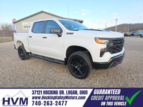 White 2023 Chevrolet Silverado 1500 Custom Trail Boss for sale in Logan, OH