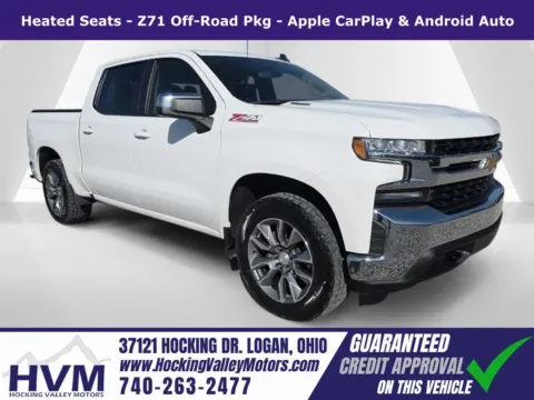 White 2021 Chevrolet Silverado 1500 LT for sale in Logan, OH