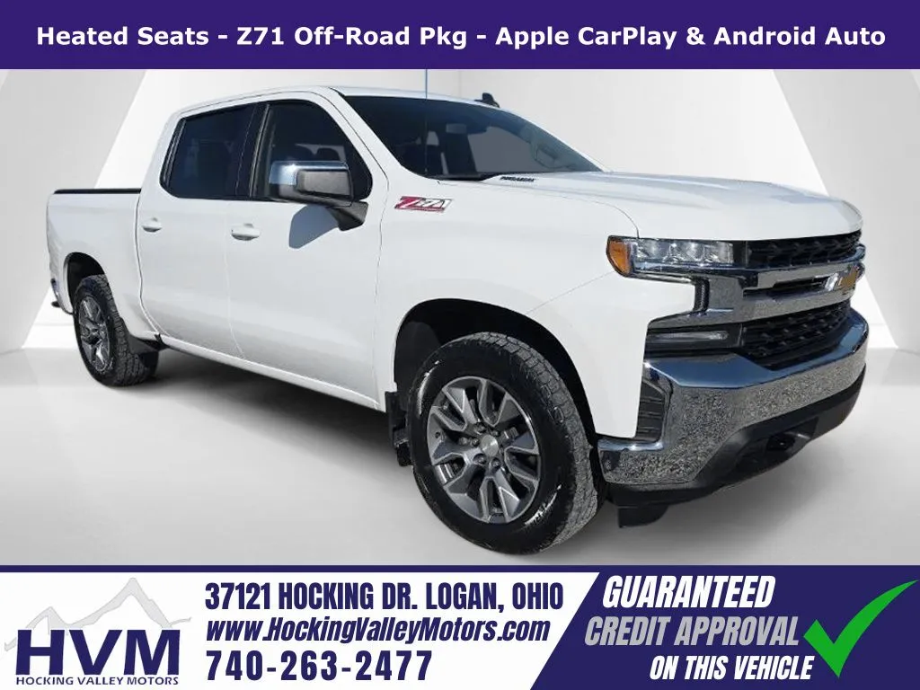 White 2021 Chevrolet Silverado 1500 LT for sale in Logan, OH