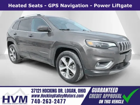 Gray 2019 Jeep Cherokee Limited for sale in Logan, OH