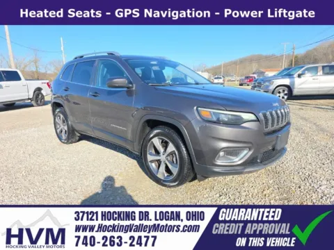 Gray 2019 Jeep Cherokee Limited for sale in Logan, OH