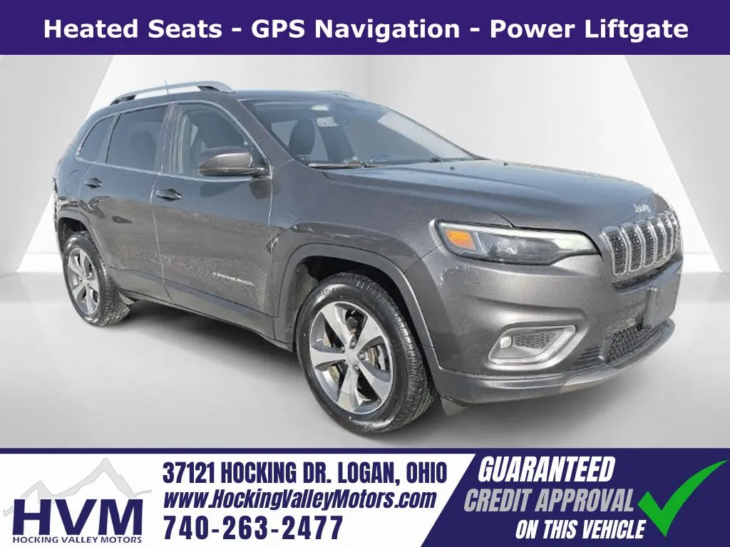 Gray 2019 Jeep Cherokee Limited for sale in Logan, OH