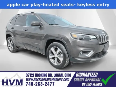 Gray 2019 Jeep Cherokee Limited for sale in Logan, OH