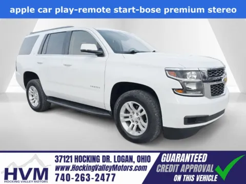 White 2020 Chevrolet Tahoe LT for sale in Logan, OH