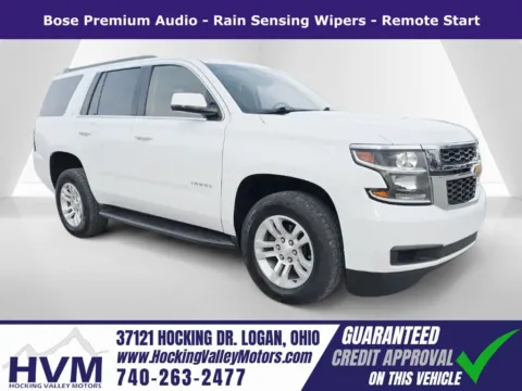 White 2020 Chevrolet Tahoe LT for sale in Logan, OH