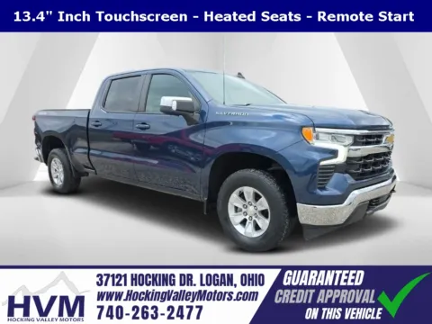 Blue 2022 Chevrolet Silverado 1500 LT for sale in Logan, OH