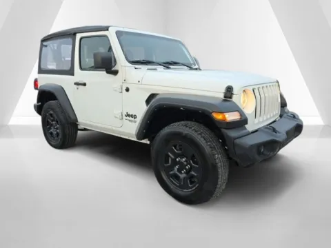 White 2021 Jeep Wrangler Sport for sale in Logan, OH