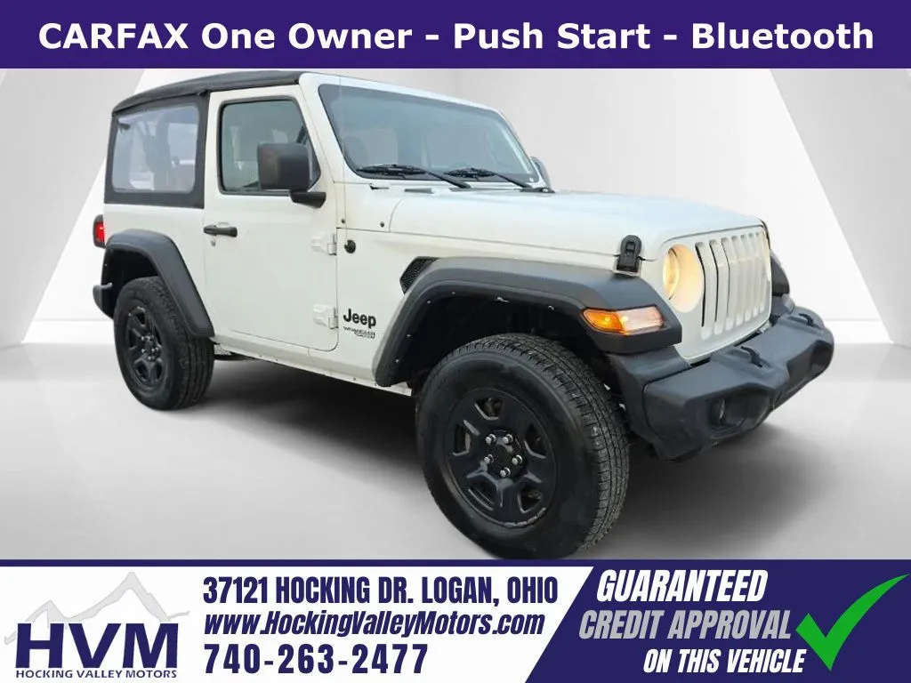White 2021 Jeep Wrangler Sport for sale in Logan, OH