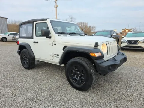 White 2021 Jeep Wrangler Sport for sale in Logan, OH