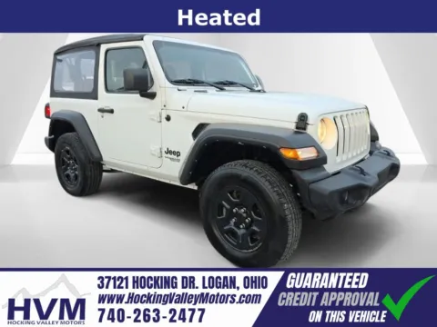 White 2021 Jeep Wrangler Sport for sale in Logan, OH