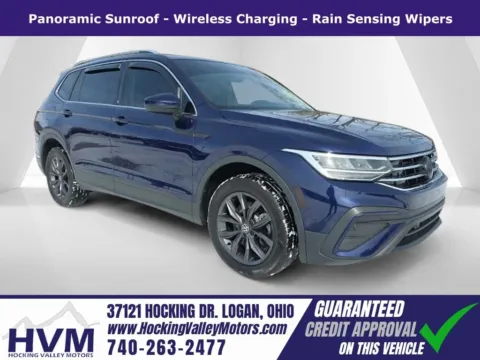 Blue 2022 Volkswagen Tiguan 2.0T SE for sale in Logan, OH