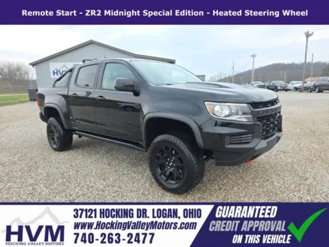 Black 2022 Chevrolet Colorado ZR2 for sale in Logan, OH
