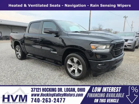 Black 2023 Ram 1500 Laramie for sale in Logan, OH