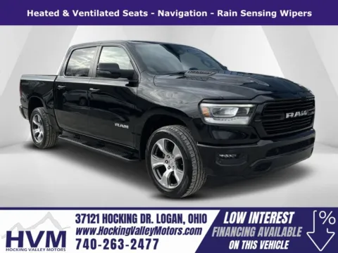 Black 2023 Ram 1500 Laramie for sale in Logan, OH