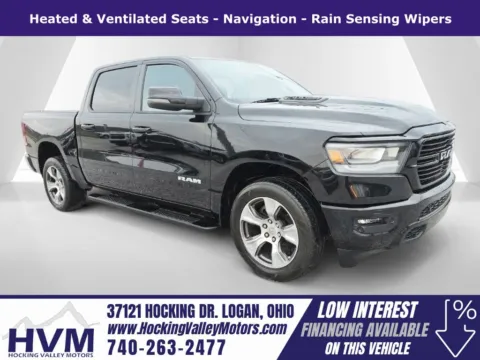 Black 2023 Ram 1500 Laramie for sale in Logan, OH