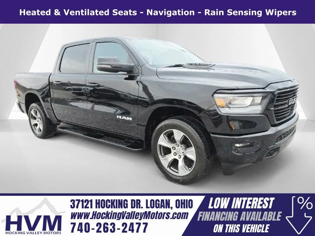 Black 2023 Ram 1500 Laramie for sale in Logan, OH