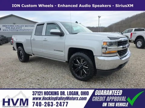 Silver 2018 Chevrolet Silverado 1500 LT for sale in Logan, OH