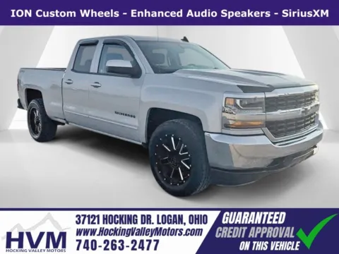 Silver 2018 Chevrolet Silverado 1500 LT for sale in Logan, OH