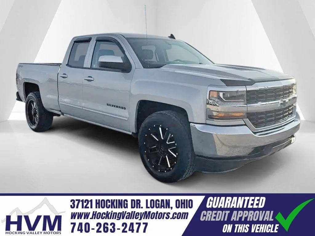 Silver 2018 Chevrolet Silverado 1500 LT for sale in Logan, OH