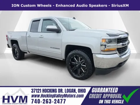 Silver 2018 Chevrolet Silverado 1500 LT for sale in Logan, OH