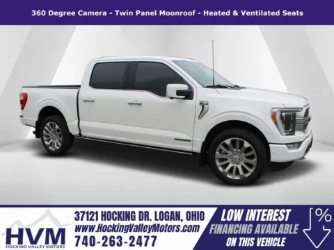 White 2021 Ford F-150 Limited for sale in Logan, OH