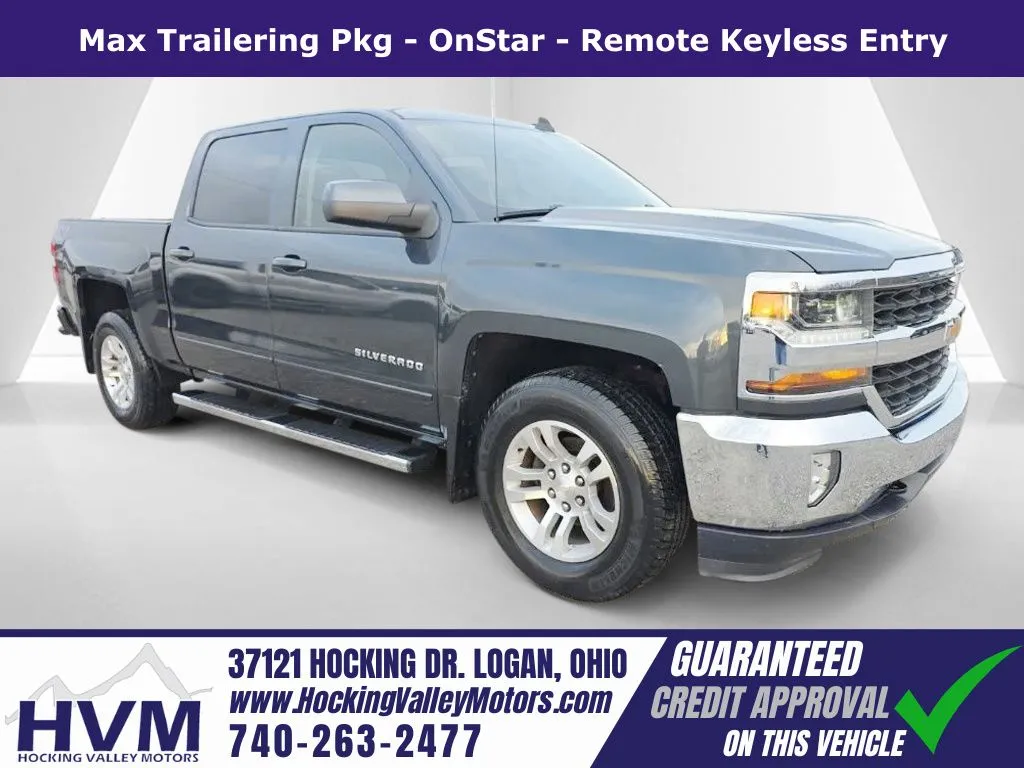 Gray 2018 Chevrolet Silverado 1500 LT for sale in Logan, OH