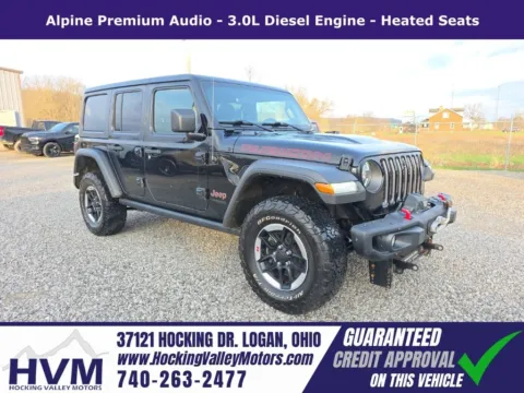 Black 2021 Jeep Wrangler Unlimited Rubicon for sale in Logan, OH