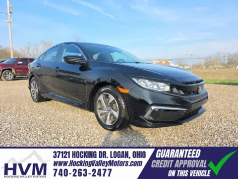 Black 2020 Honda Civic LX for sale in Logan, OH