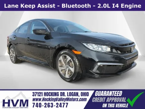 Black 2020 Honda Civic LX for sale in Logan, OH