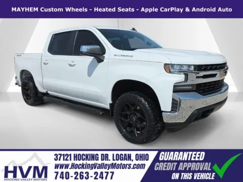 White 2021 Chevrolet Silverado 1500 LT for sale in Logan, OH