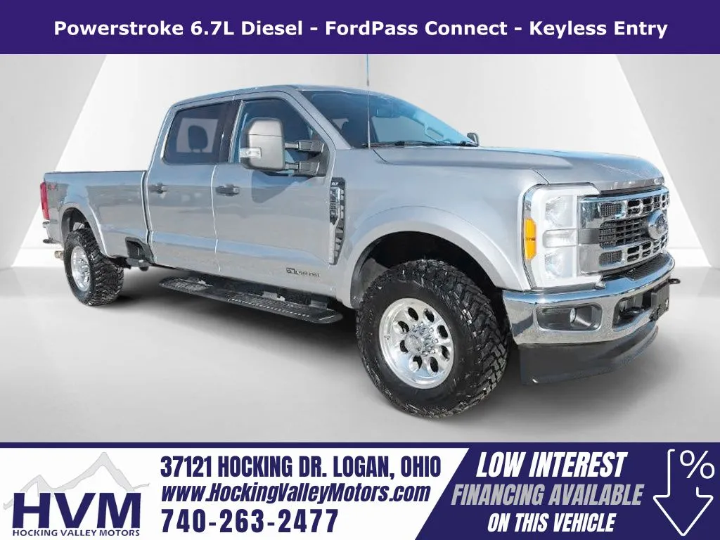 Silver 2023 Ford F-350SD XLT for sale in Logan, OH