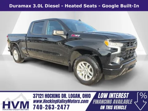 Black 2022 Chevrolet Silverado 1500 RST for sale in Logan, OH