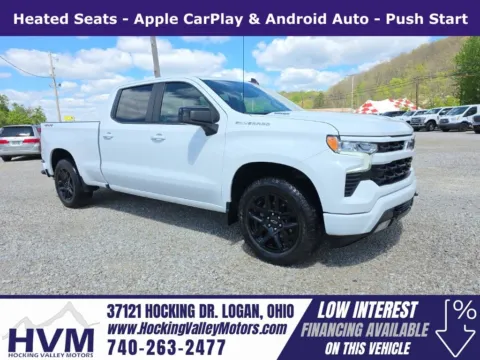 White 2023 Chevrolet Silverado 1500 RST for sale in Logan, OH