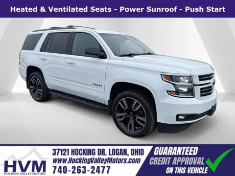 White 2019 Chevrolet Tahoe Premier for sale in Logan, OH