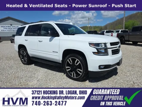 White 2019 Chevrolet Tahoe Premier for sale in Logan, OH