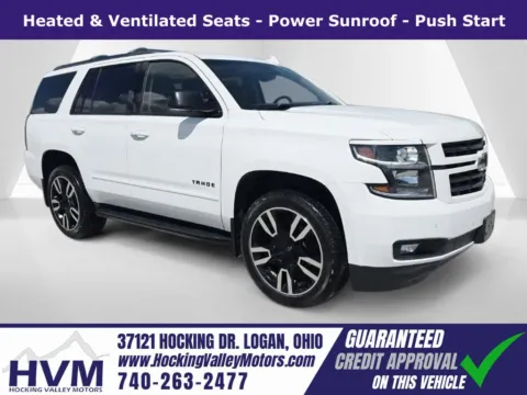 White 2019 Chevrolet Tahoe Premier for sale in Logan, OH