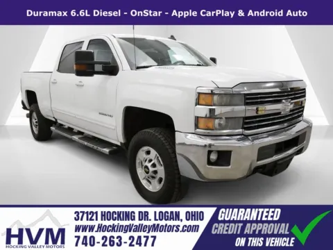 White 2016 Chevrolet Silverado 2500HD LT for sale in Logan, OH