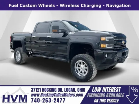 Black 2016 Chevrolet Silverado 3500HD LTZ for sale in Logan, OH