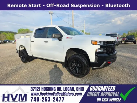 White 2019 Chevrolet Silverado 1500 Custom Trail Boss for sale in Logan, OH