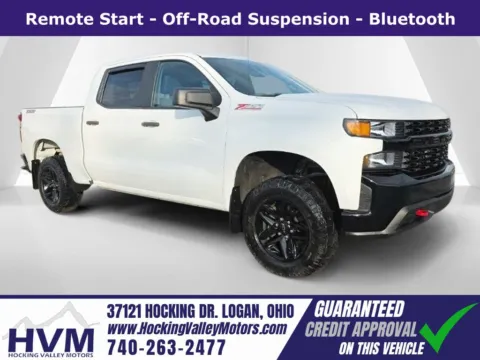 White 2019 Chevrolet Silverado 1500 Custom Trail Boss for sale in Logan, OH