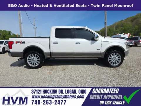 White 2018 Ford F-150 King Ranch for sale in Logan, OH